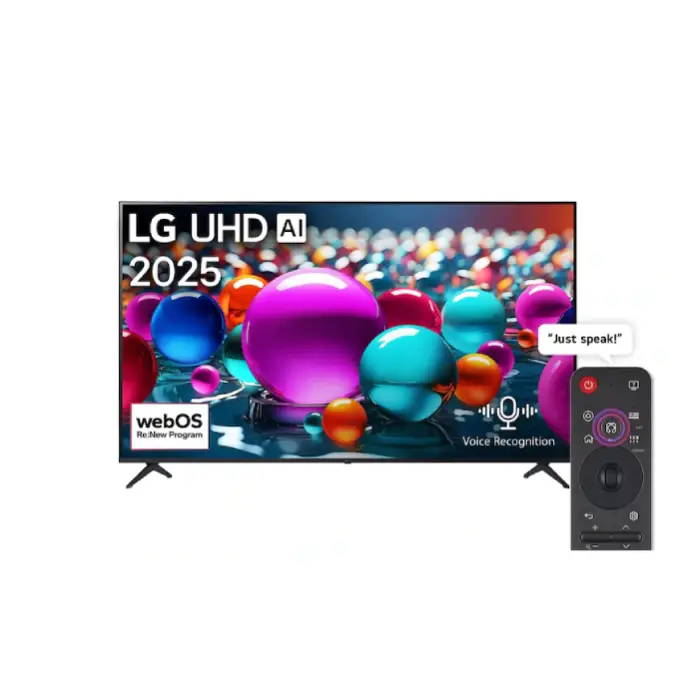 50 Inch LG UHD AI UA85 4K Smart TV AI Magic remote HDR10 WebOS25 2025(50UA85006LA)